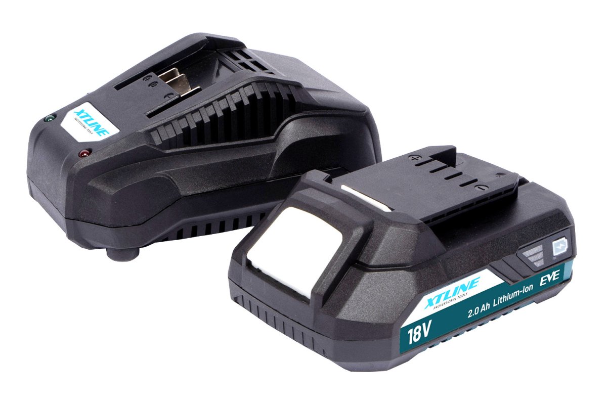 XTline XT102887 sada baterie 2Ah LiIon EVE XTpower, ORIGINÁL + nabíječka 2.4 A