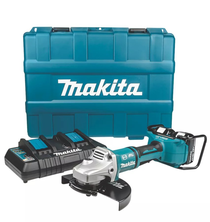 MAKITA DGA900PT2 aku úhlová bruska 230mm LXT 2x18V LiIon 2x5Ah Obrázek
