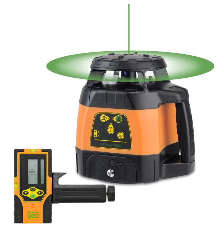 GEOFENNEL FLG 245HV-Green rotační laser s přijímačem
