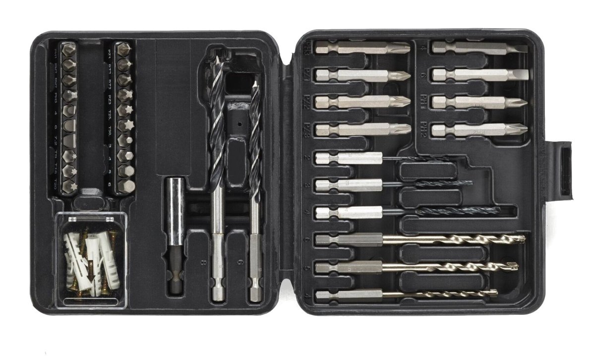 STANLEY STA66418 sada bitů a vrtáků s šestihrannou stopkou 37 dílů