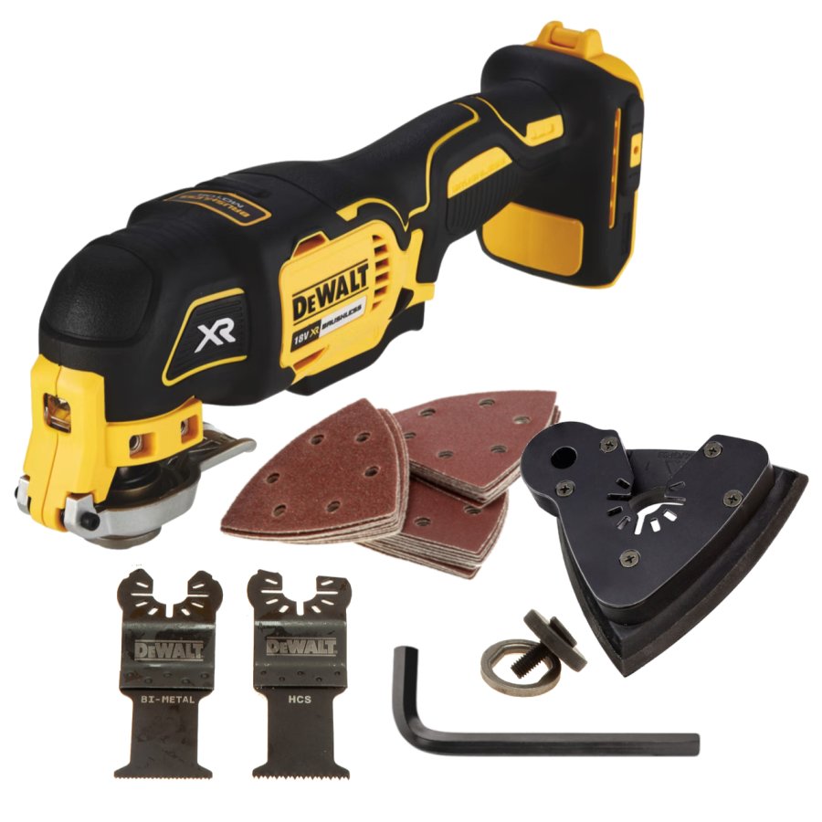 DeWALT DCS355N aku 18V bezuhlíková oscilační multi bruska XR bez aku