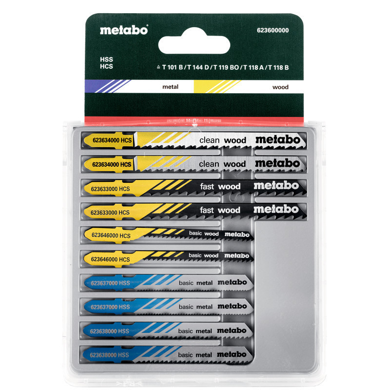 Metabo 23600 sada 10ks pilových listů dřevo-kov