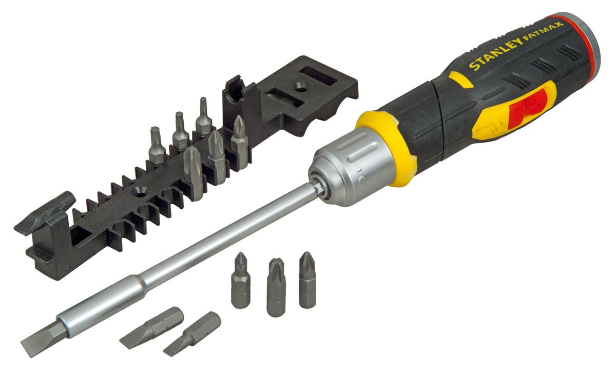 STANLEY FMHT0-62691 šroubovák s pistolovou rukojetí FatMax a 12 bity