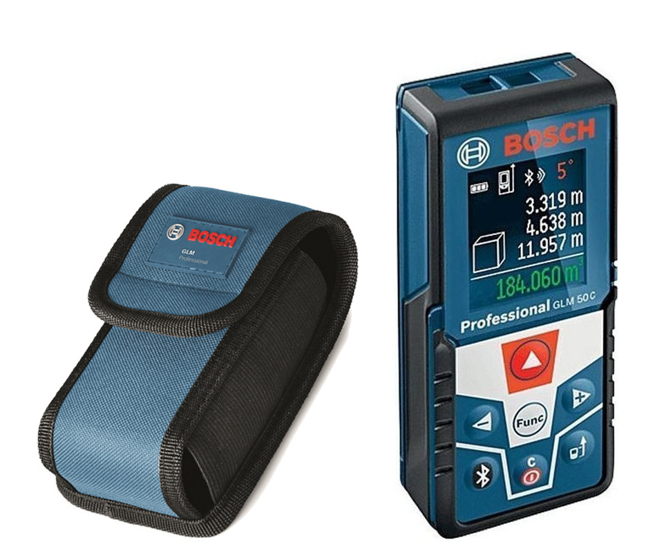 BOSCH GLM 50-27 C 50m laserový dálkoměr s bluetooth (IP65)