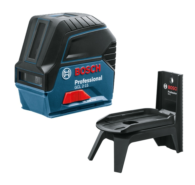 BOSCH GCL 2-15 křížový laser s otočným držákem