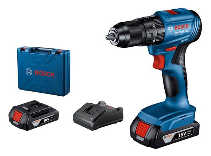 BOSCH GSB 185-LI (2x2Ah) akuvrtačka s příklepem