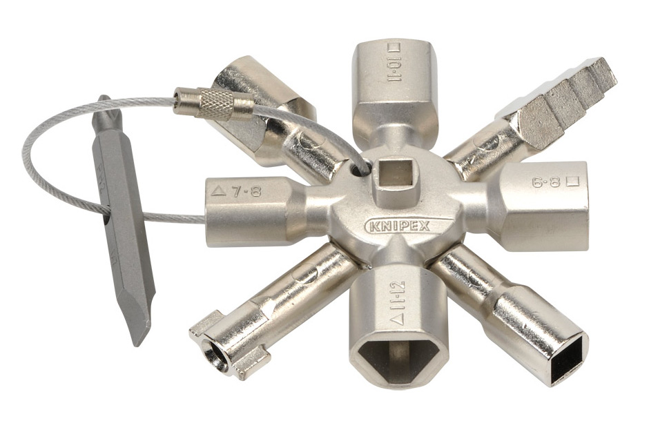 KNIPEX klíč na rozvodné skříně TwinKey | 001101