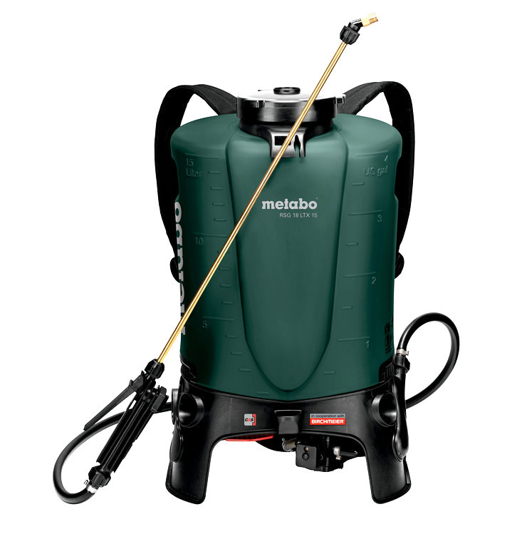 METABO RSG 18 LTX 15 aku zádový postřikovač rostlin