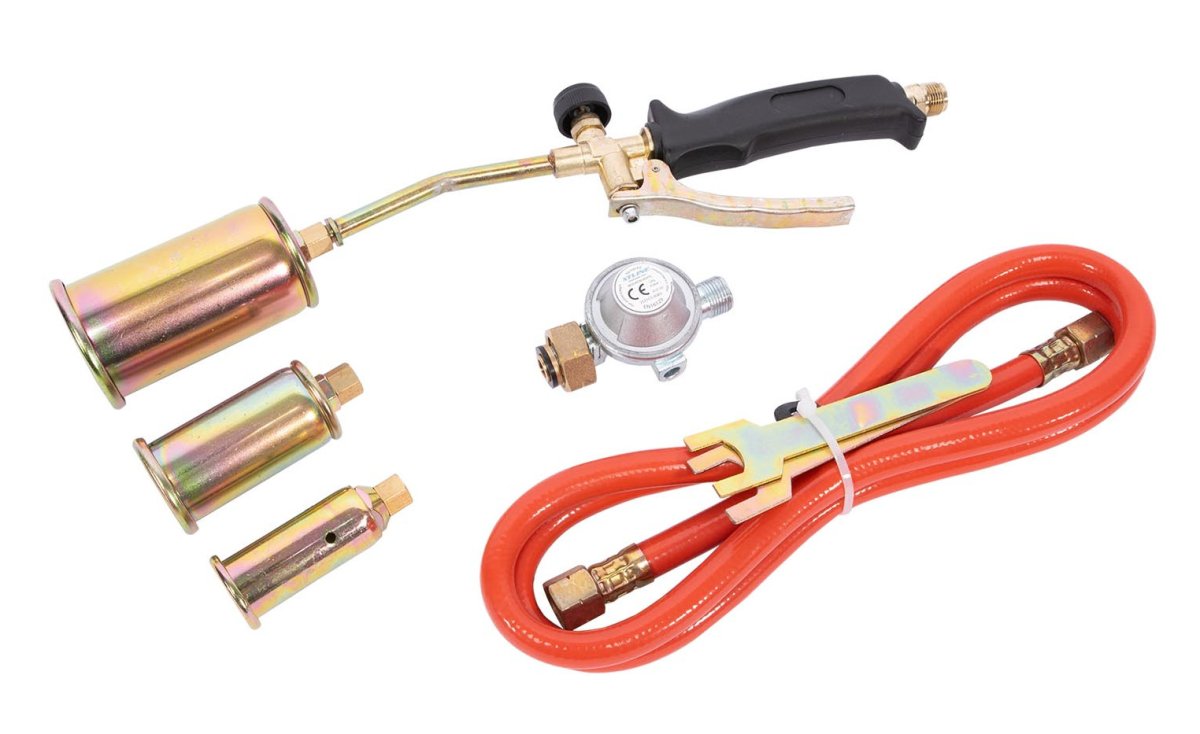 XTline XT23510 sada plynových hořáků 25;35;50mm/19,5KW+regul. a hadice 1,5m