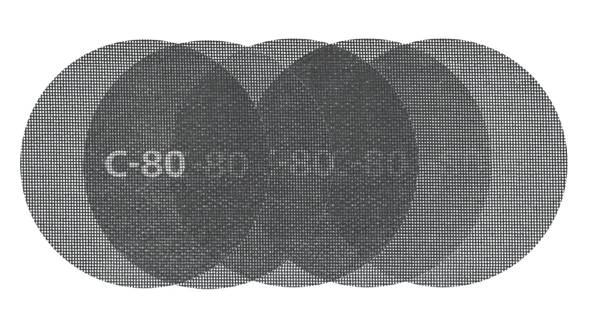 WOLFCRAFT 5617000 brusná mřížka 225mm 5ks K80 na suchý zip