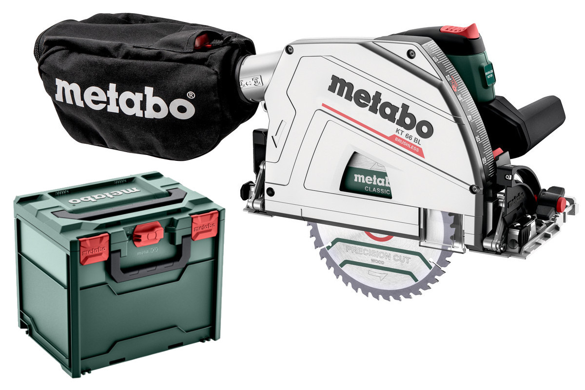 METABO KT 66 BL bezuhlíková ponorná okružní pila 165mm 1200W metaBOX 601166500 Obrázek