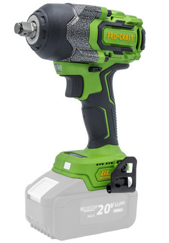 PROCRAFT PWA36 aku rázový utahovák bezuhlíkový 1/2" 850Nm LiIon 20V, bez aku