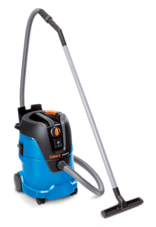 NAREX VYS 25-21 montážní vysavač s poloautomatickým oklepem + spínací zásuvka
