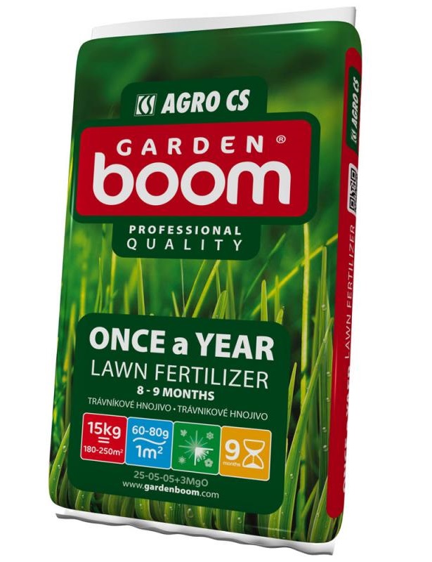 Garden Boom ONCE a YEAR trávníkové hnojivo