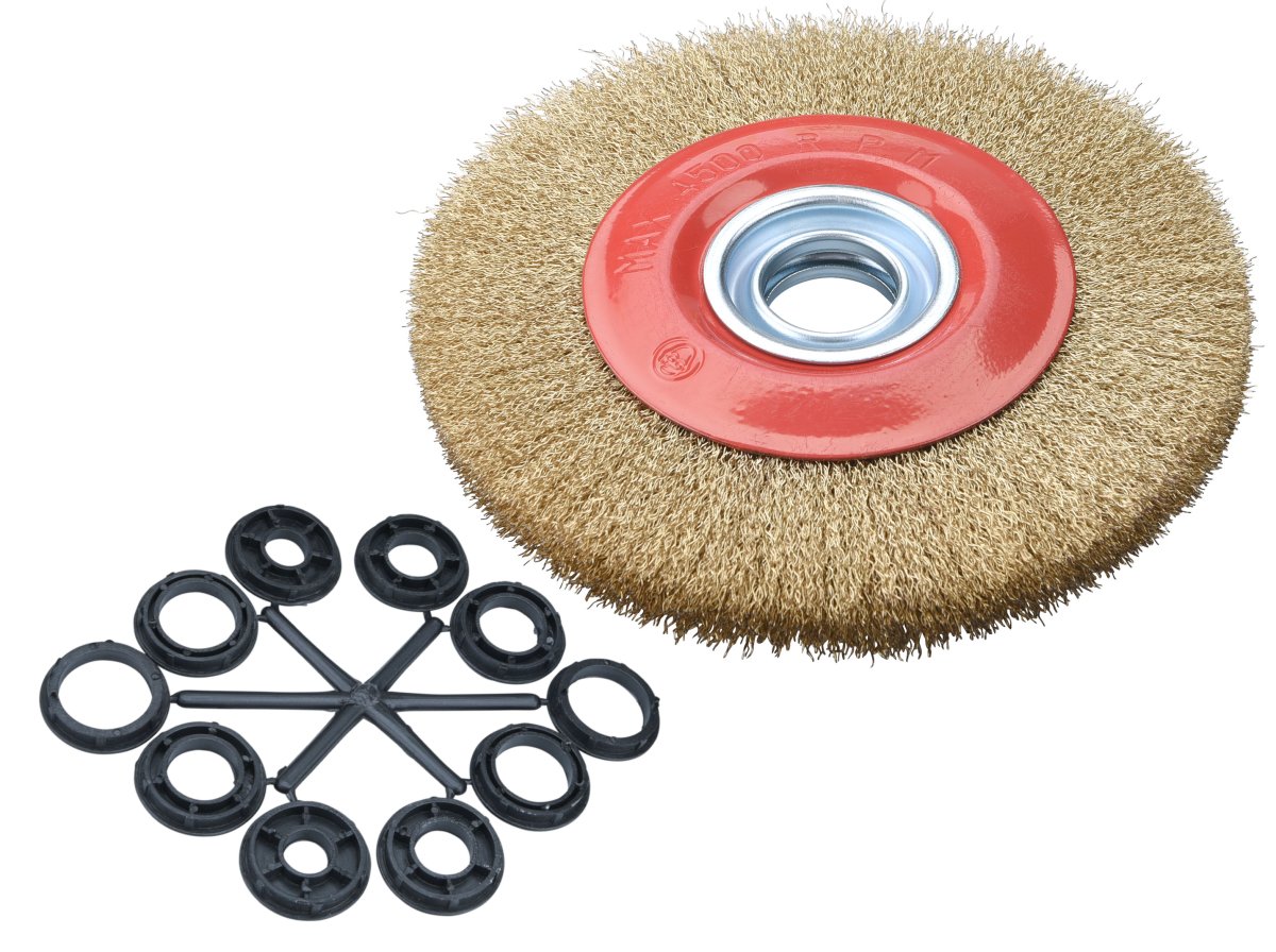 EXTOL CRAFT 17018 kartáč drátěný okružní 150 x 32 x 25mm s redukcemi