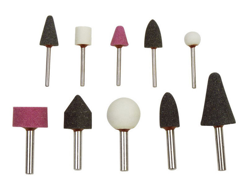 EXTOL CRAFT 1822 sada brusných stopkových tělísek, stopka 3 a 6mm,10ks