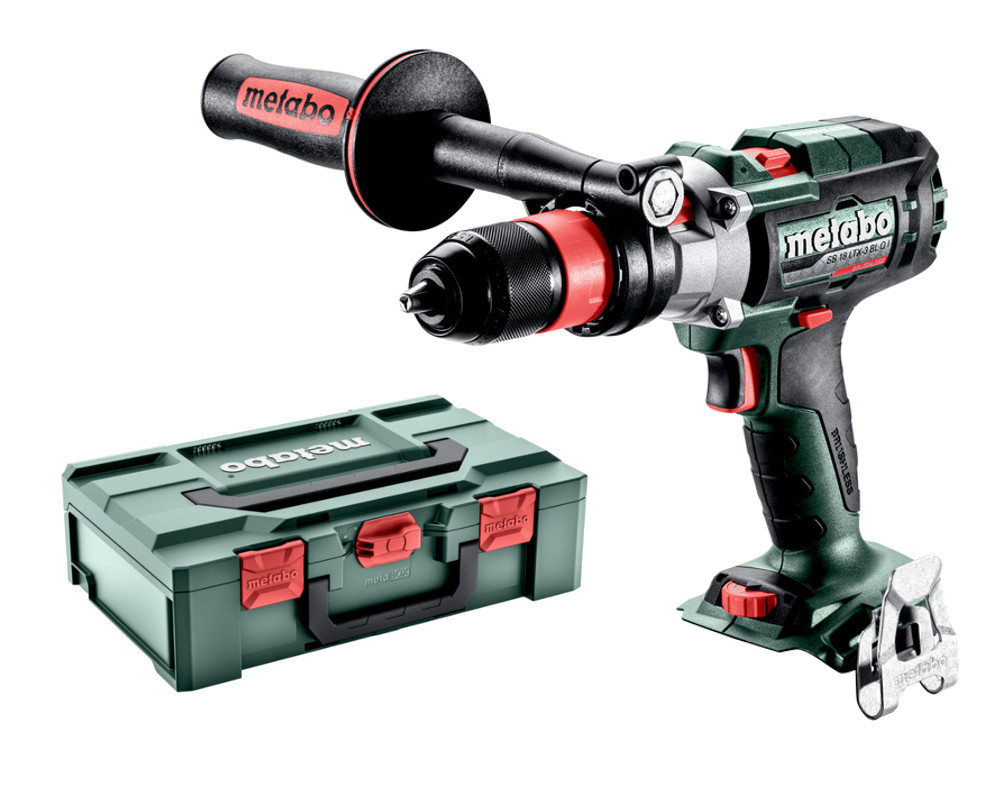 METABO SB 18 LTX-3 BL Q I příklepová aku vrtačka bez akumulátoru, metaBOX, 603185840
