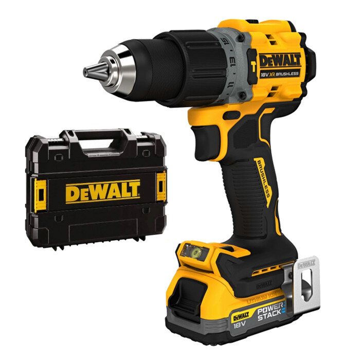 DeWALT DCD805E1T aku vrtačka (PowerStack™) - bez nabíječky