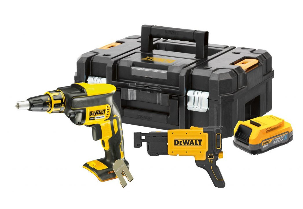 DeWALT DCF620E1K aku SDK šroubovák s baterií PowerStack - bez nabíječky