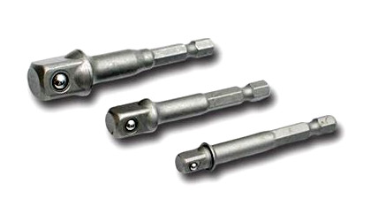 STAVTOOL adaptéry do vrtačky  1/4"-3/8"-1/2" M18604