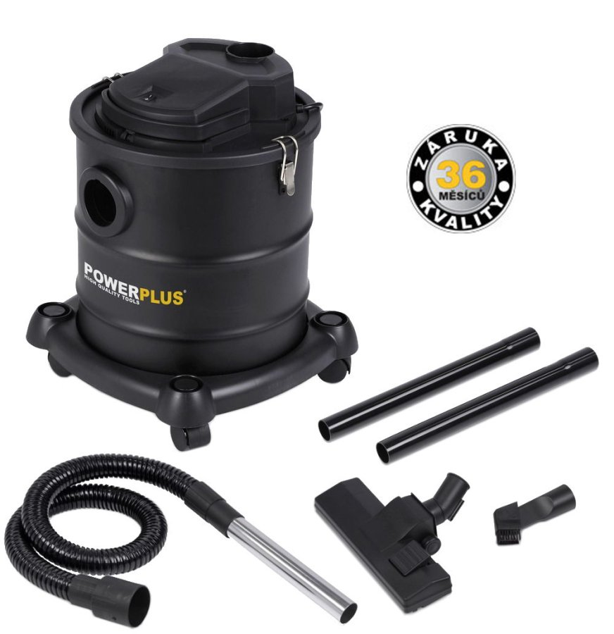 POWERPLUS POWX308 separátor popela a vysavač 1200W, 20 l