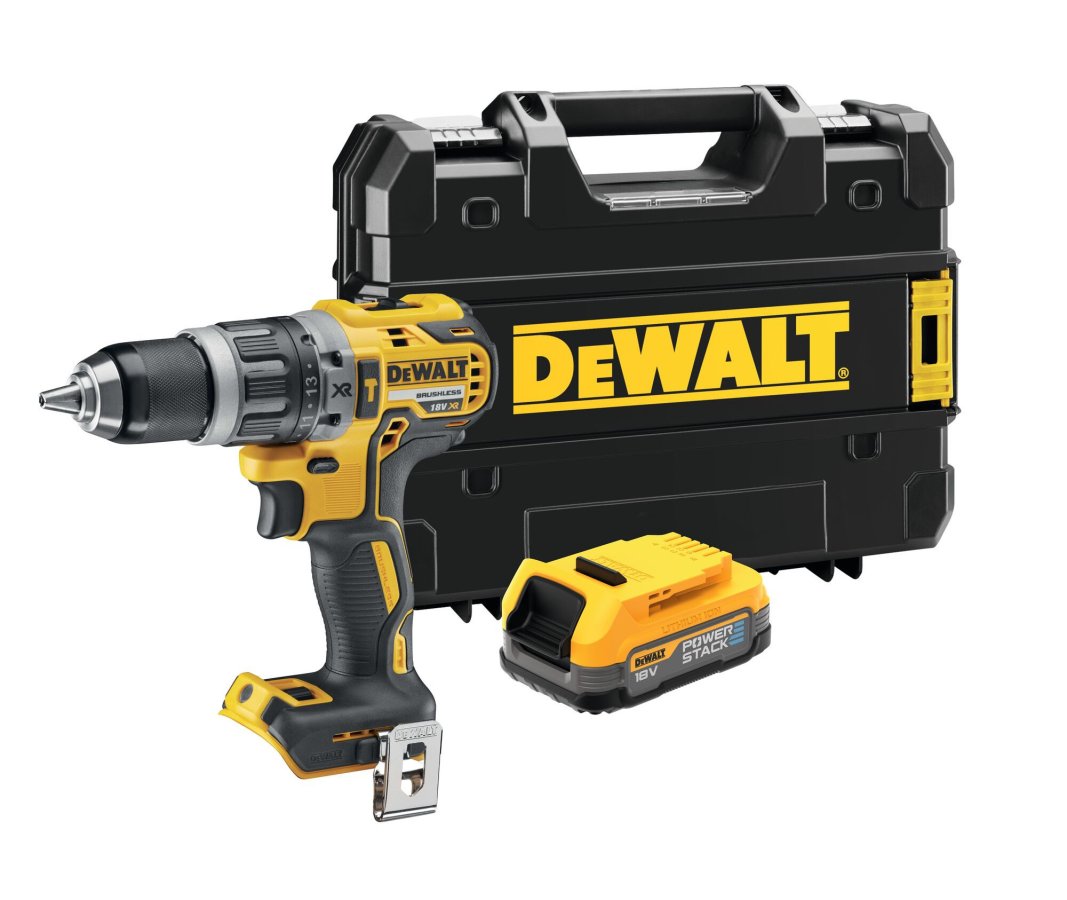 DeWALT DCD796E1T (1x1,7Ah PowerStack) aku příklepová vrtačka - bez nabíječky Obrázek