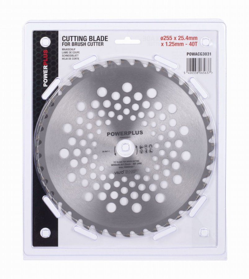 POWERPLUS POWACG3031 pilový kotouč pro křovinořezy 255x1,25x25,4mm