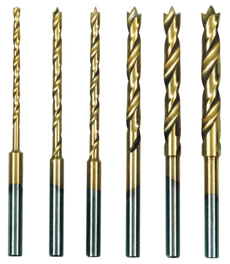 PROXXON 28876 sada vrtáků s centrovací špičkou HSS 1,5-4mm, stopka 3mm, 6ks