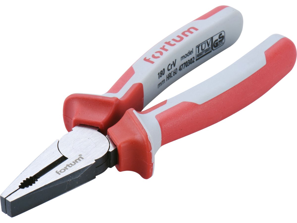 FORTUM 4770302 kleště kombinované  180mm 61CrV5