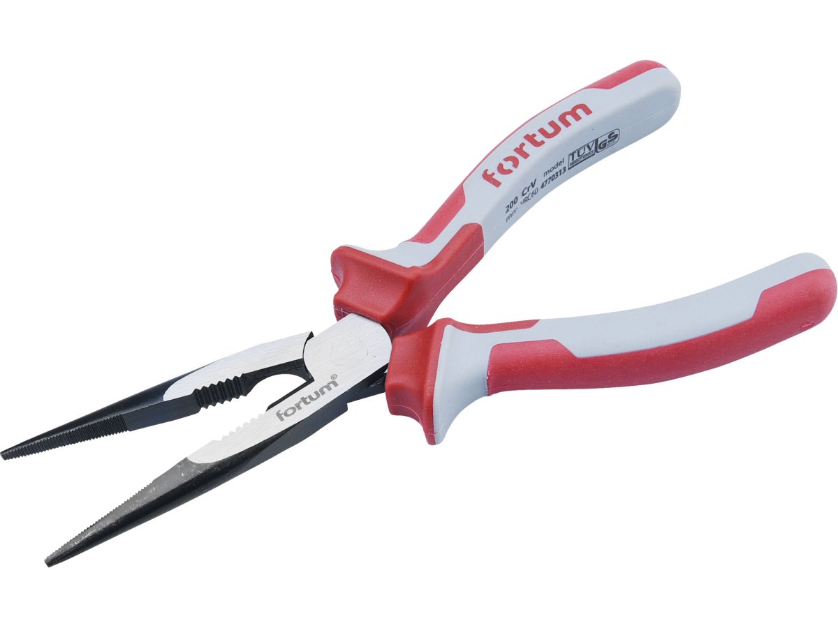 FORTUM 4770313 kleště půlkulaté přímé 200mm 61CrV5