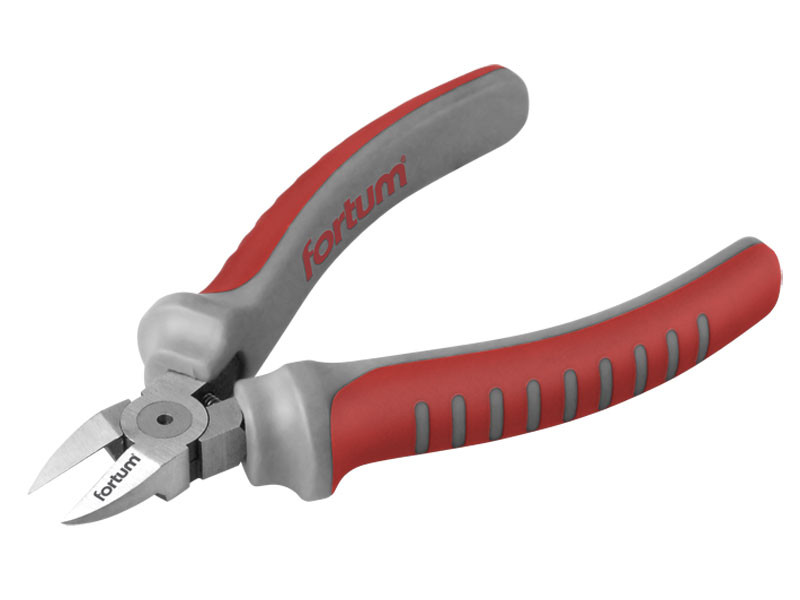FORTUM 4770401 kleště štípací boční pro elektroniku, 100mm, 61CrV5