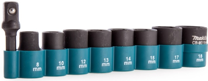 MAKITA B-54651 sada rázových hlavic 3/8", 9ks