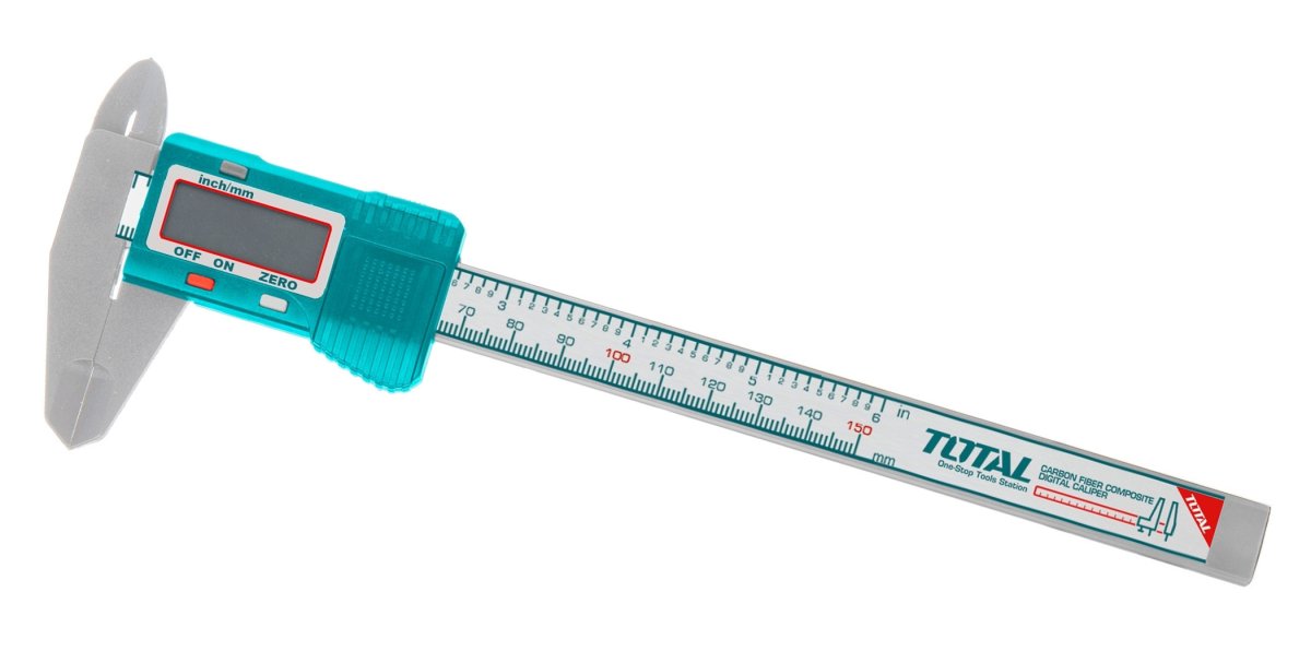 TOTAL TMT331501 měřítko posuvné digitální plastové 150mm