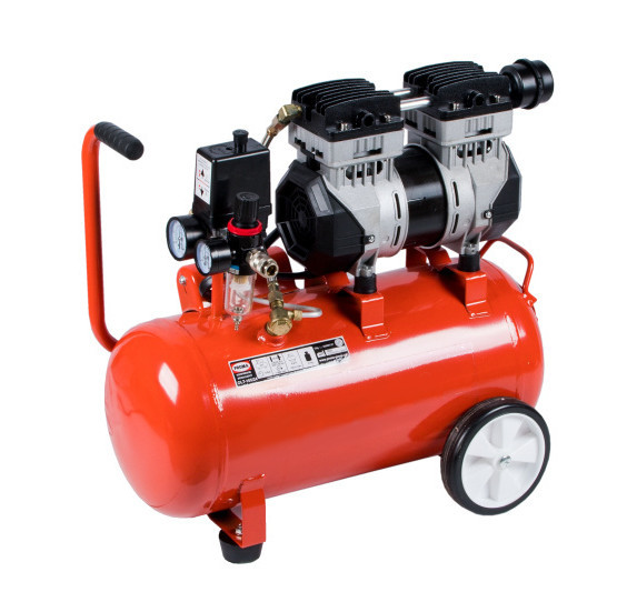 PROMA OLT-105/24 tichý dvoupístový bezolejový kompresor 25000137