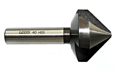 CZTOOL záhlubník 90° pr. 50.0 mm tříbřitý HSS 221625.2, 741 500