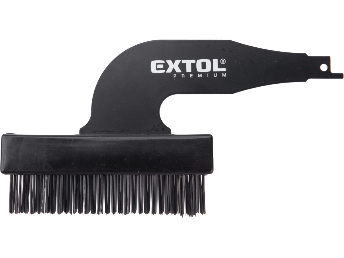 EXTOL PREMIUM 8806501 kartáč ocelový 4 řadý do pilky ocasky 185x95x25mm