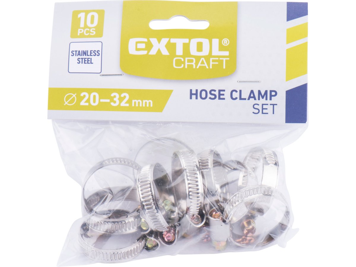 EXTOL CRAFT 70504 spony hadicové 20-32mm 10ks