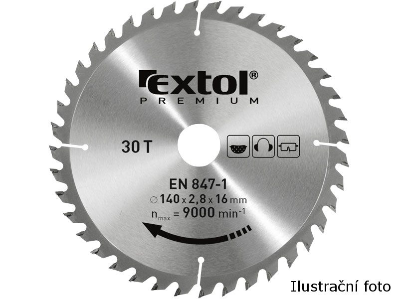 EXTOL PREMIUM pilový kotouč s SK plátky, 210x3,2x25,4mm 48T 8803235