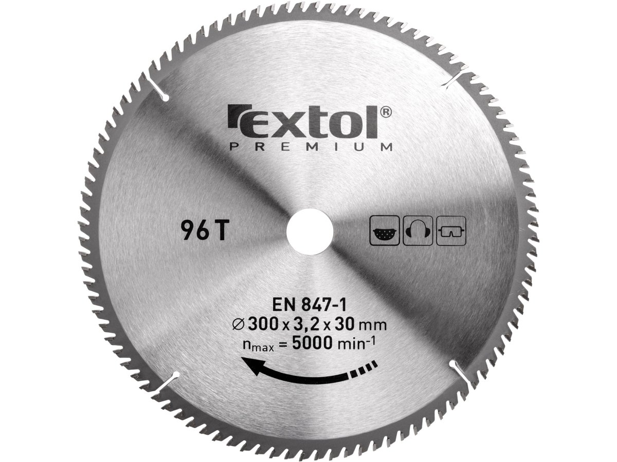 EXTOL PREMIUM 8803248 pilový kotouč s SK plátky, 300x2,2x3,2x30mm, 96Z