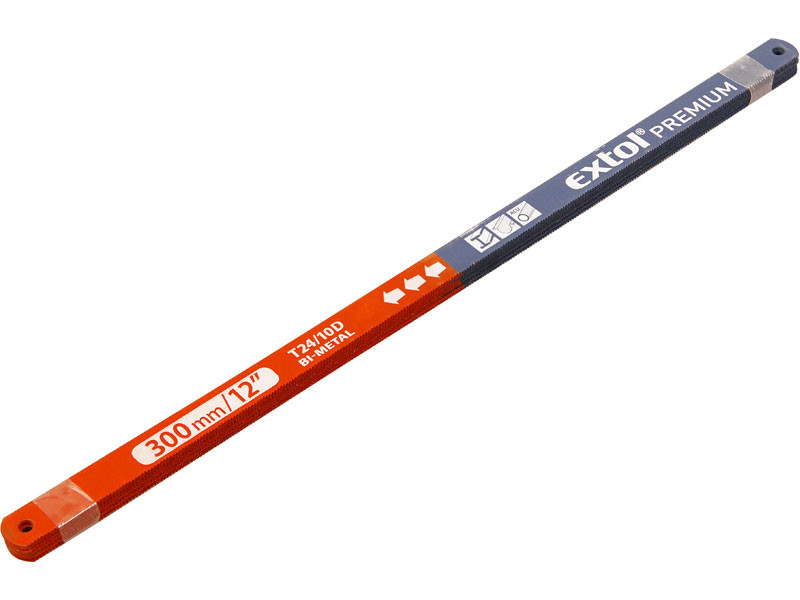 EXTOL PREMIUM 8812183 plátek pilový na kov, Bi-metal, 10ks, 300mm Obrázek
