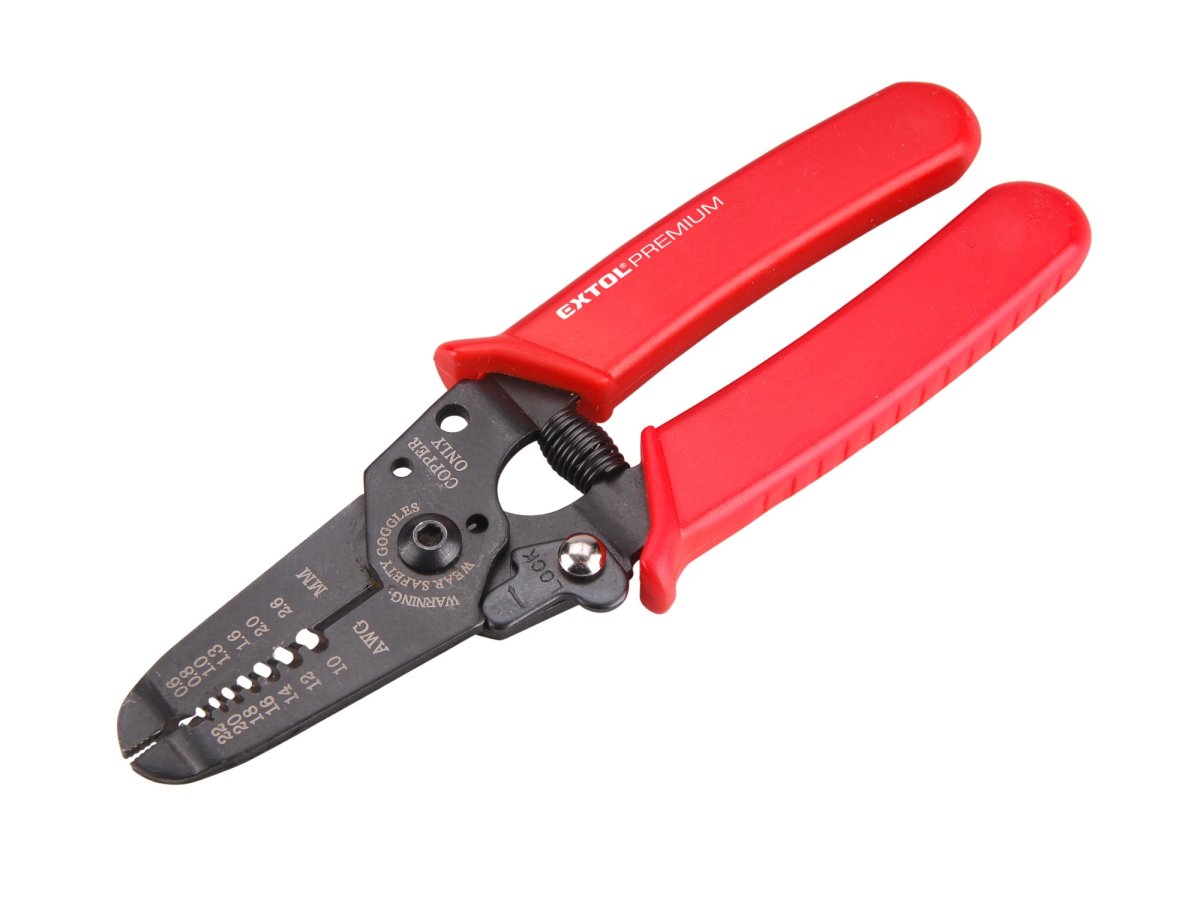 EXTOL PREMIUM 8831120 kleště odizolovací a štípací na vodiče, 0,6-2,6mm