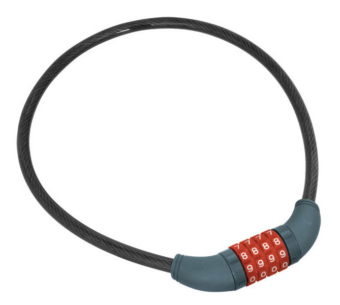 EXTOL PREMIUM zámek na kolo kódový  - lanko,  10x650mm 8857822