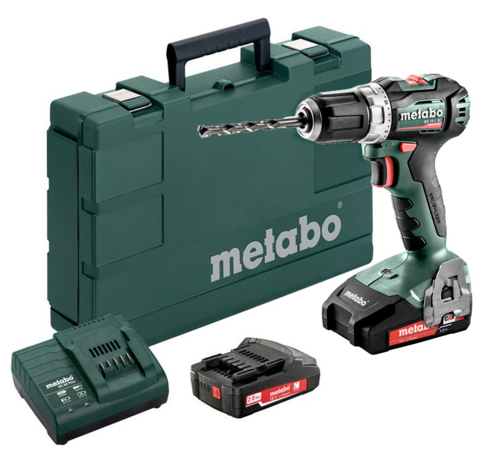 METABO BS 18 L BL (2x2Ah) bezuhlíková aku vrtačka