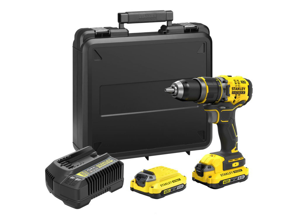 STANLEY SFMCD721D2K FatMax V20 (2x2Ah) aku příklepová vrtačka Obrázek