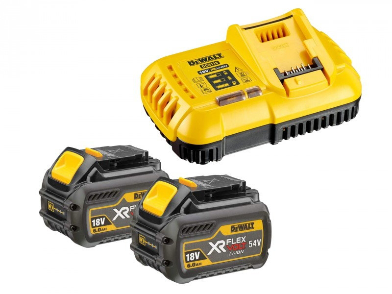 DeWALT DCB118T2 FlexVolt 54V sada nabíječka DCB118 + 2x akumulátor 6,0 Ah