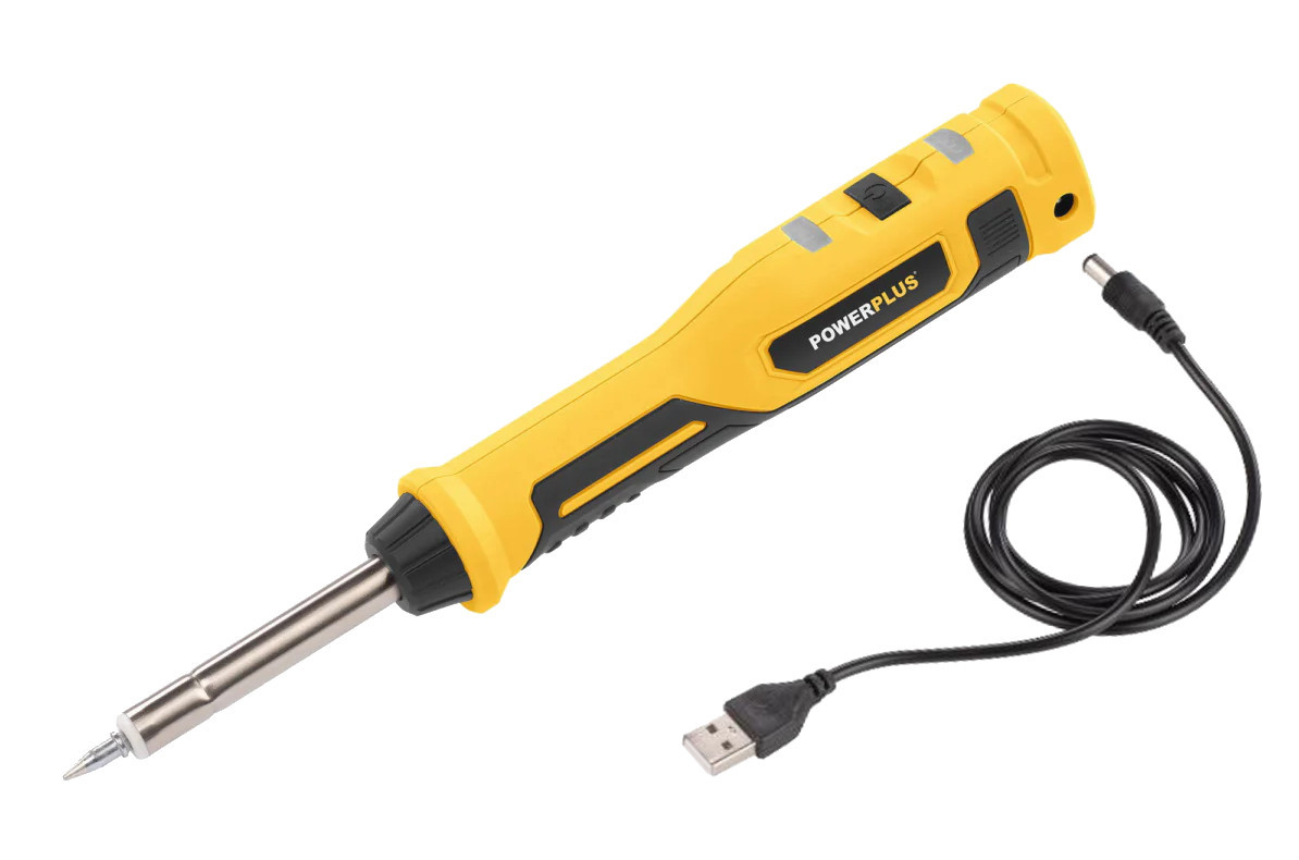 POWERPLUS POWX1388 nabíjecí hrotová aku páječka 4V 4,4 Ah