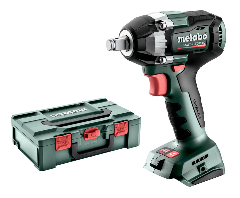 METABO SSW 18 LT 300 BL aku rázový utahovák 1/2" bez baterií v kufru Metabox 602398840 Obrázek