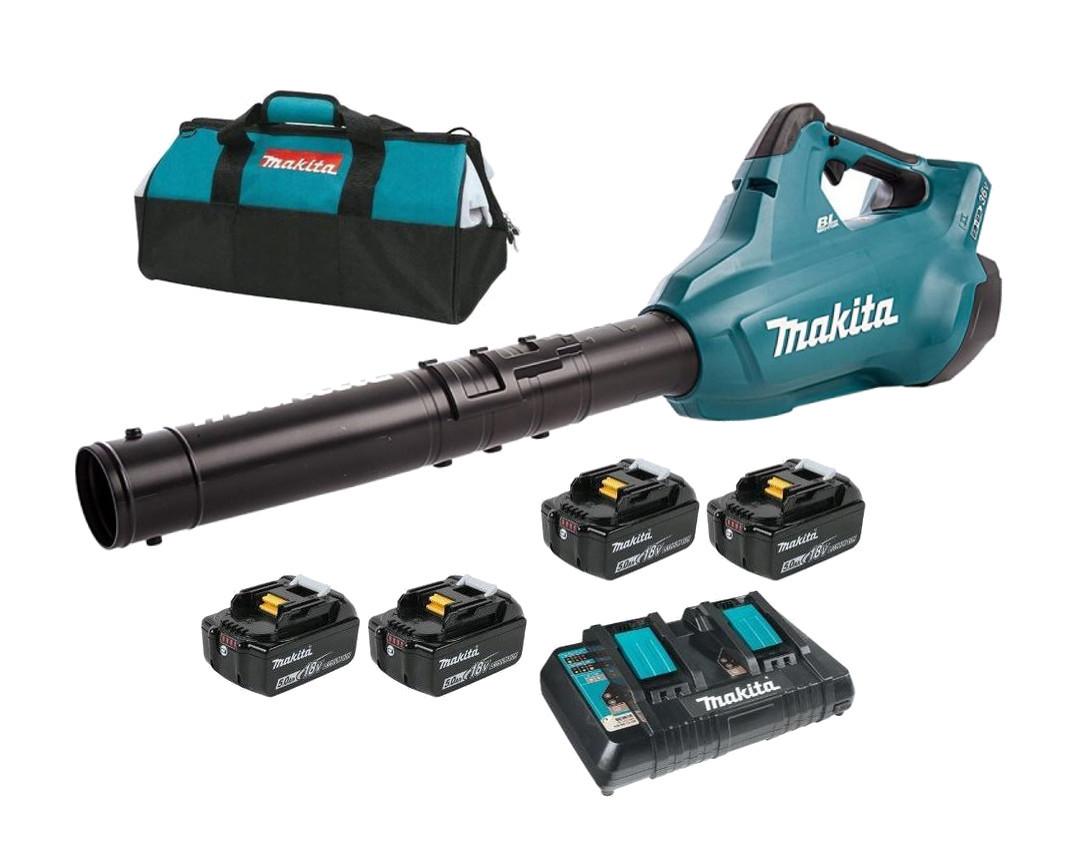 MAKITA DUB362PT4X zahradní aku ofukovač LXT LiIon 2x 18V/5,0Ah