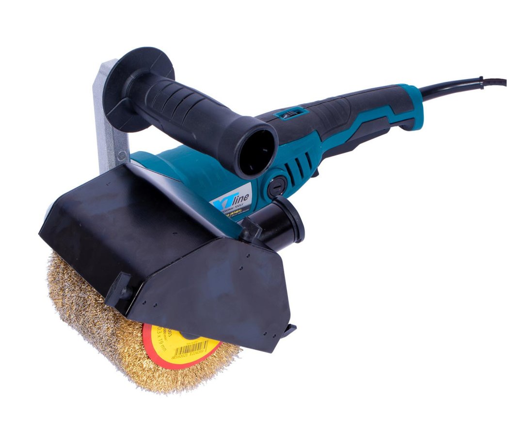 XTline XT105350K válcová satinační kartáčovací bruska 1300W + ocelový kartáčovací válec