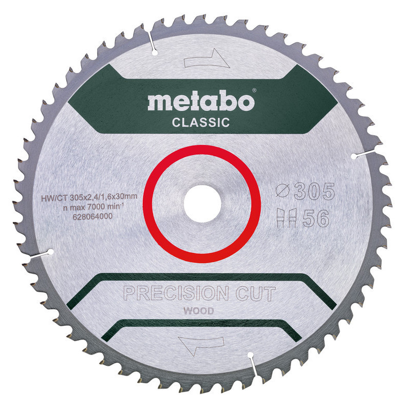 METABO 305x30mm (WZ56) pilový kotouč na dřevo Precision Cut Wood Classic Obrázek